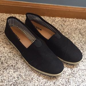 Black Slip-Ons